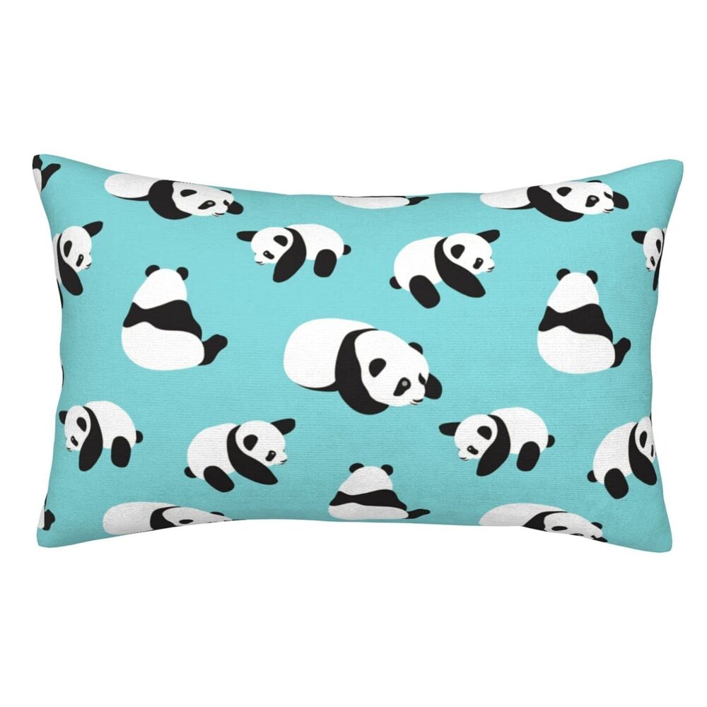 7954 Pillowcase for Hair and Skin Cute Panda Super Soft Travel Pillow Case